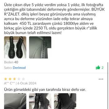 Derimod Hüsranı Üst Üste Hatalı Ürünler