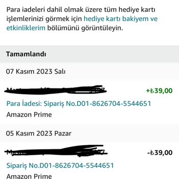 Amazon Prime Üyelik Ücreti Sorunu