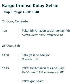 Amazon Siparişi Teslim Etmiyor