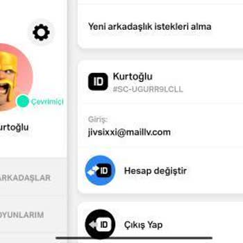 Supercell Hesabıma Başka Hesap Bağlandı