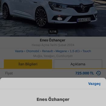 Sahibinden Sahte İlan İle Kapora Toplayıp İnsanları Aldatmaktadır