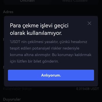 Gate.io Para Çekme İşlevi Durduruldu Uyarısı