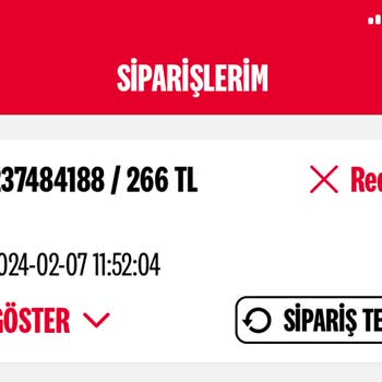 KFC Uygulama Çalışmaması Ve Para İadesi Sorunu