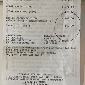 Derimod Ürün Değişimi İçin Ücret Alınması