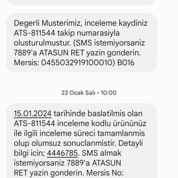 Atasun'dan Kullanılmış Ürün