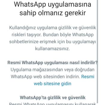 WhatsApp Sorunu Çözülsün