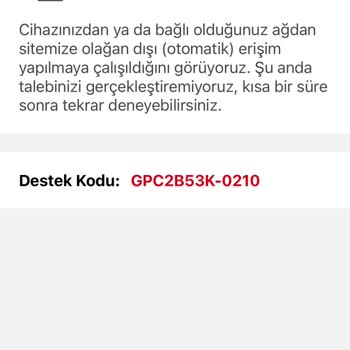 Sahibinden Kendi Uygulaması Erişim Yok