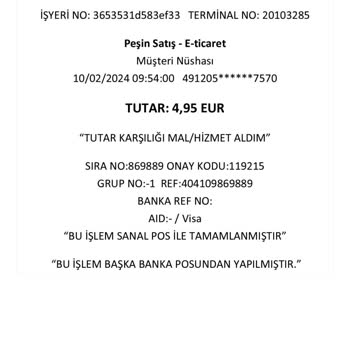 MyFaceClub Sanal Alışverişte Yaşanan Sorun