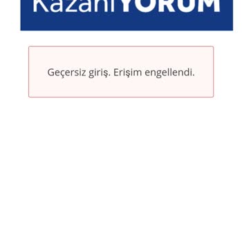 LC Waikiki Kazanıyorum Uygulaması Hata Veriyor