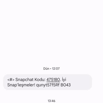 Telefonuma Bilgim Dışı Snapchat Kodu Alıyorum