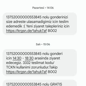 Kargomsende Getirilmeyen Ürünü İade Etmeleri