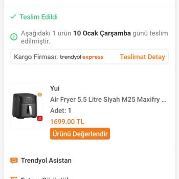Yui Airfryer Yapışıyor Dibi Tutuyor