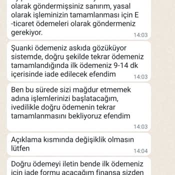 Caddemagazasi.com Online Alışverişte Yaşanan Mağduriyet Talebi