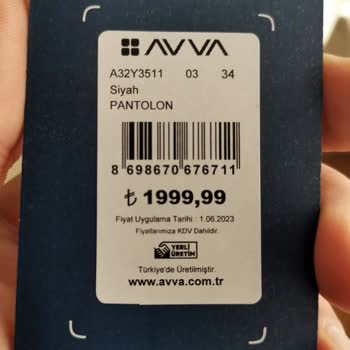 Avva Mağazası Ürün Denenmiş Diyerek Değişim Yapmaması