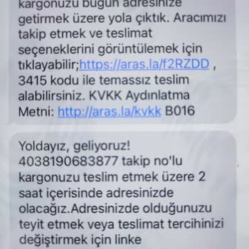 Aras Kargo Kargo Teslimatı Yapılmaması