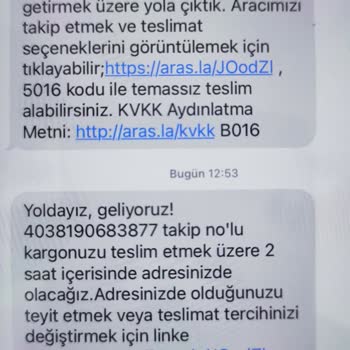 Aras Kargo Kargo Teslimatı Yapılmaması