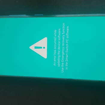 Samsung Galaxy A31 Yazilim Güncellemesi Yaparken Yeşil Ekranda Kaldı