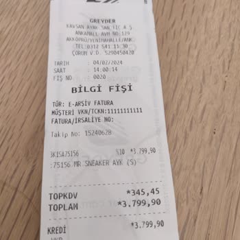 Greyder Ayakkabı Aldım Almaz Olaydım