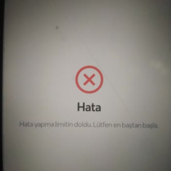 Papara Hata Yapma Limitiniz Doldu
