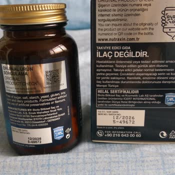 Nutraxin Vitaminin Tablet Sayısı Eksik Çıktı