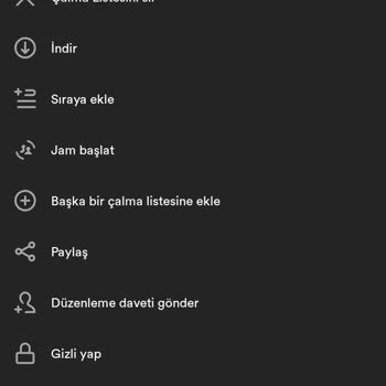 Spotify Listelerimle İlgili Sorun!