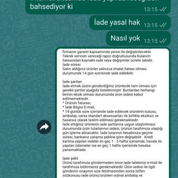 Charme Butik Ürünü Yanlış Yolladı Ve İade Değişim Yapmıyor