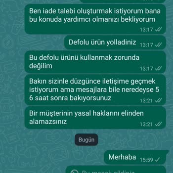 Charme Butik Ürünü Yanlış Yolladı Ve İade Değişim Yapmıyor