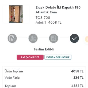 Vivense Ücreti Aldı Ürün Gelmedi