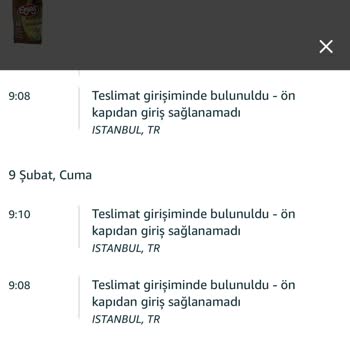 Kayışdağı Yeditepe Aras Kargo Şubesi Teslimat Ve İade İşlemi Şikayeti