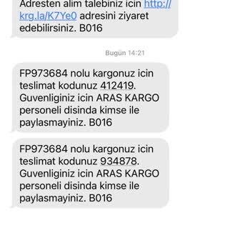 Kayışdağı Yeditepe Aras Kargo Şubesi Teslimat Ve İade İşlemi Şikayeti