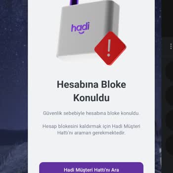 Hadi Tom Pay Acil Blokemi Kaldırın