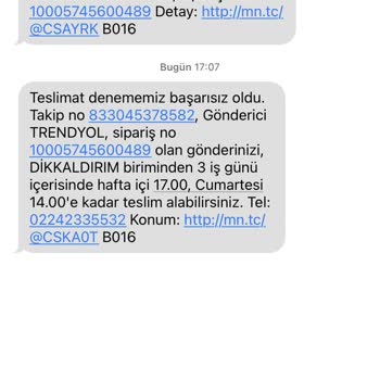 MNG Kargo Eve Gelmeden Şubeye Gönderildi