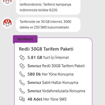 Vodafone İnternetten Yemeyen Uygulamalar?