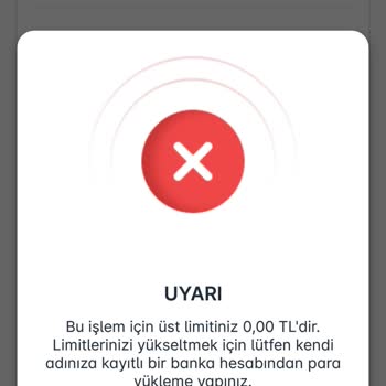 Pep Hesabım Limit Hatası