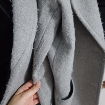 Pull & Bear Kaşe Kaban Tüylendi