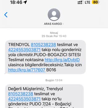 Aras Kargo Gerekli Açıklamaları İvedilikle Bekliyorum