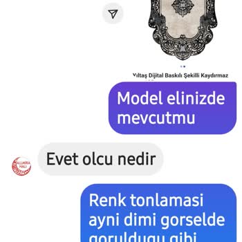 Allmira Halı Aldığım Halıyla Alakalı Mağdur Edilmem