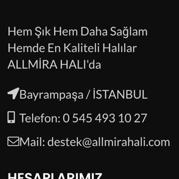 Allmira Halı Aldığım Halıyla Alakalı Mağdur Edilmem