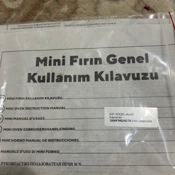 Kumtel Mini Fırın İç Kısmı Karardı İlk Kullanımda