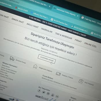 Saat & Saat Online Alınan Sipariş İptali