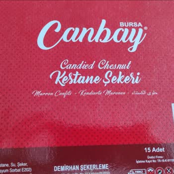 Canbay Kestane Şekeri Yanılttı