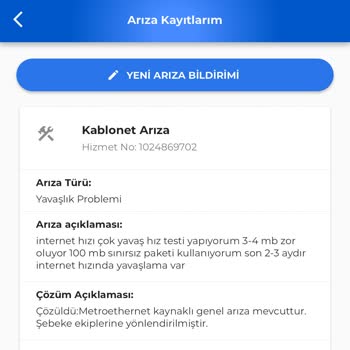 Kablo Net İnternet Hız Sorunu
