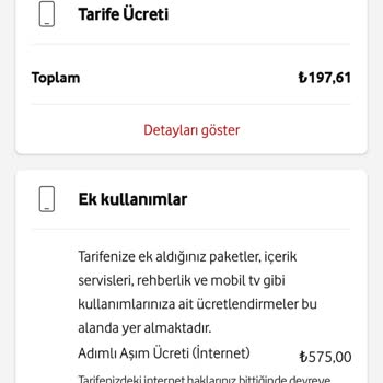 Vodafone Taahhüt Bitiminde Fatura Sürprizi