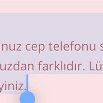 Passolig Girmiş Olduğunuz Cep Telefonu Sistemde Kayıtlı Cep Telefonundan Farklı