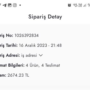 Boyner 2 Aydır Siparişim Kargoda