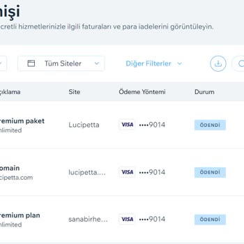 "Wix.com" Onayım Ve Bilgim Dışında Kredi Kartımdan Ücret Çekti