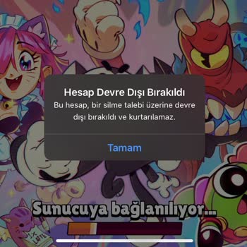 Supercell Hesap Devre Dışı Bırakıldı Uyarısı
