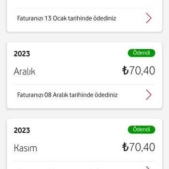 İki Hattım Daki Vodafone'la İlgili Şikayetlerim Sorunlar