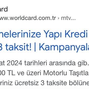 Yapı Kredi Motorlu Taşıtlar Vergisi Yine Hüsran