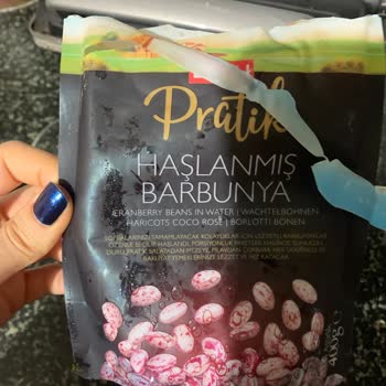 Duru Bulgur Duru Pratik Haşlanmış Barbunyanın İçinden Kocaman Bir Taş Çıktı